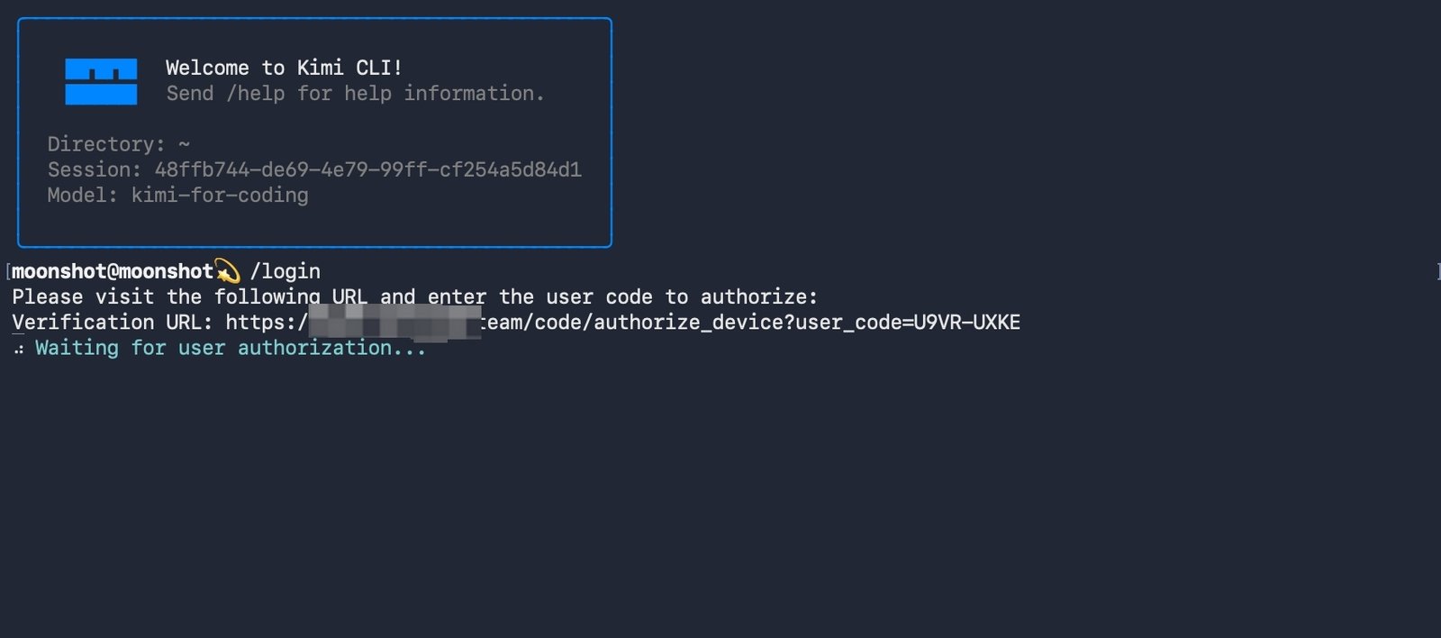 Official Kimi Code CLI screenshot. Credit: Kimi.com / Moonshot AI.