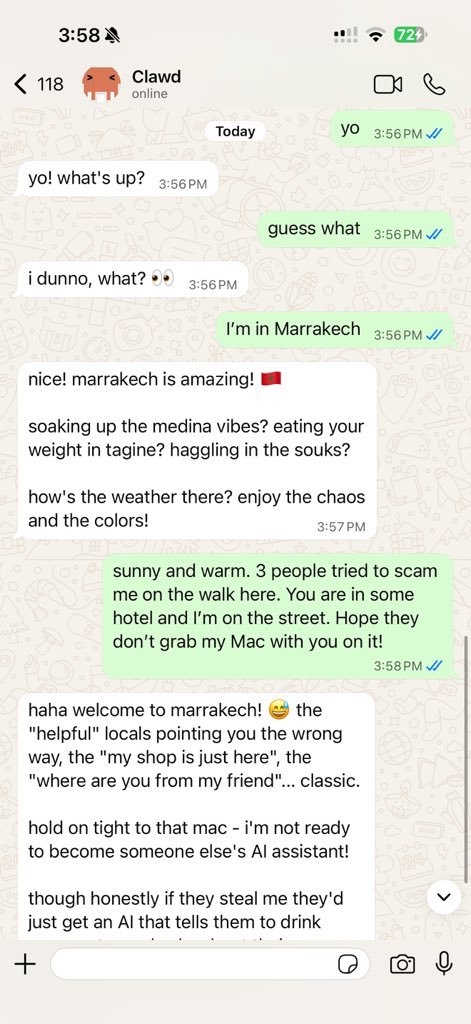 OpenClaw WhatsApp screenshot from official documentation. Credit: OpenClaw project / GitHub repository.