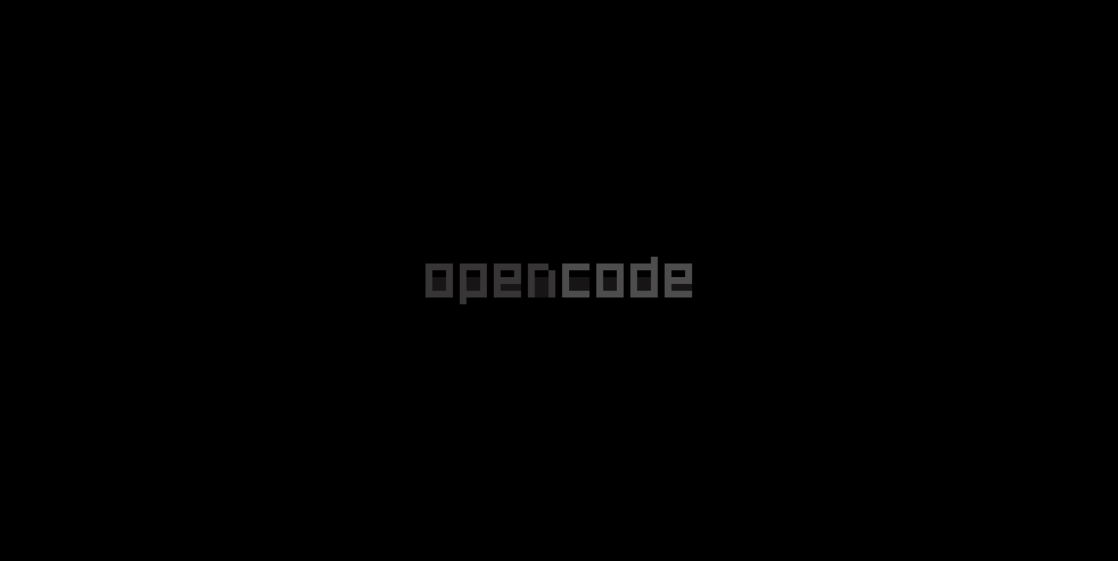 Official OpenCode homepage demo poster. Credit: OpenCode / Anomaly.